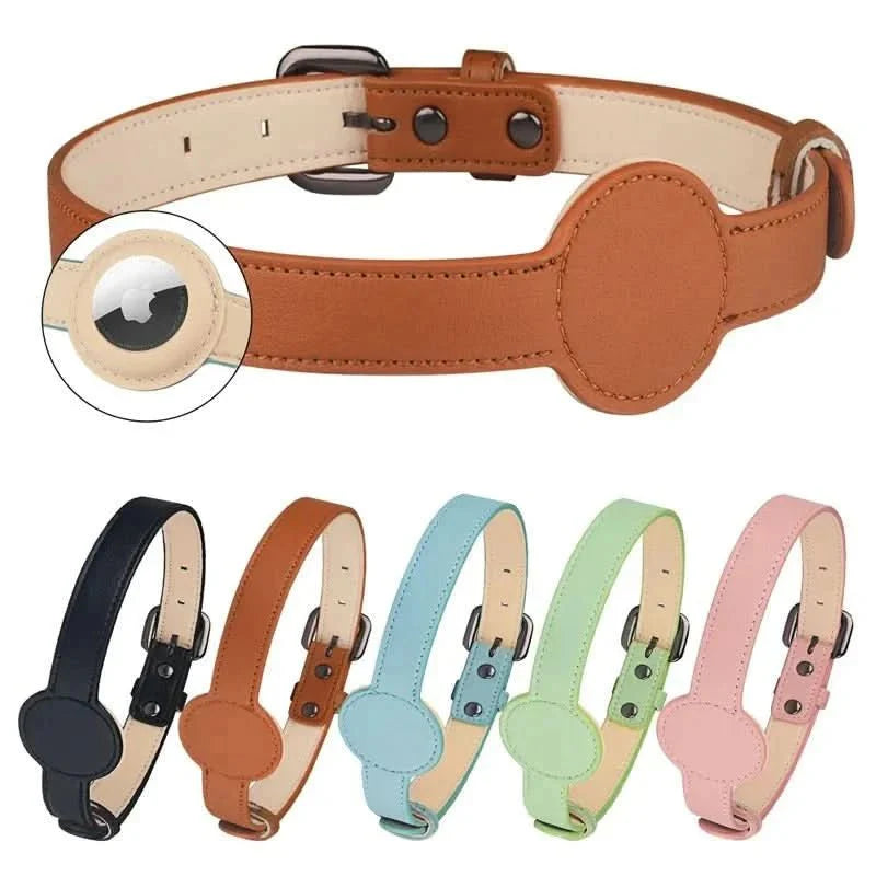 TAGSAFE – Dog Collar with Integrated AirTag Holder for Safety & Style
