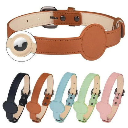 TAGSAFE – Dog Collar with Integrated AirTag Holder for Safety & Style