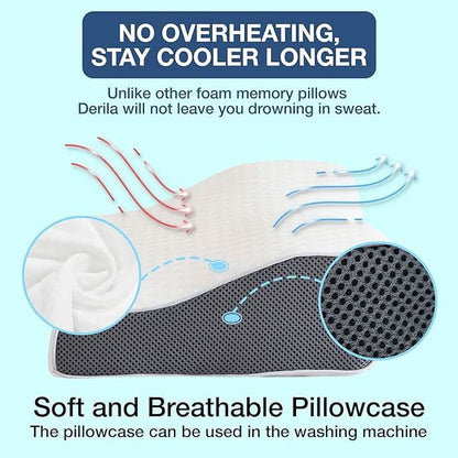 SnoreFree anti-snoring pillow - Ergonomic & comfortable for a restful night