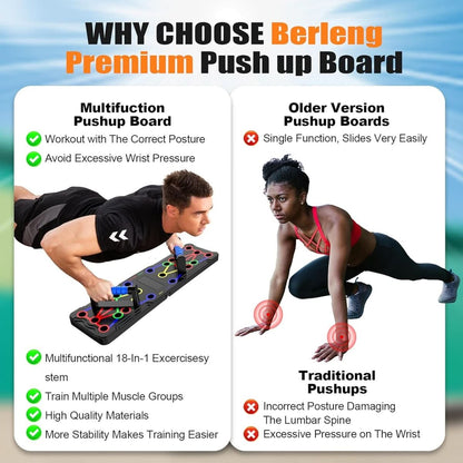 PowerFlex - Multifunctional training board for chest, shoulder & triceps training