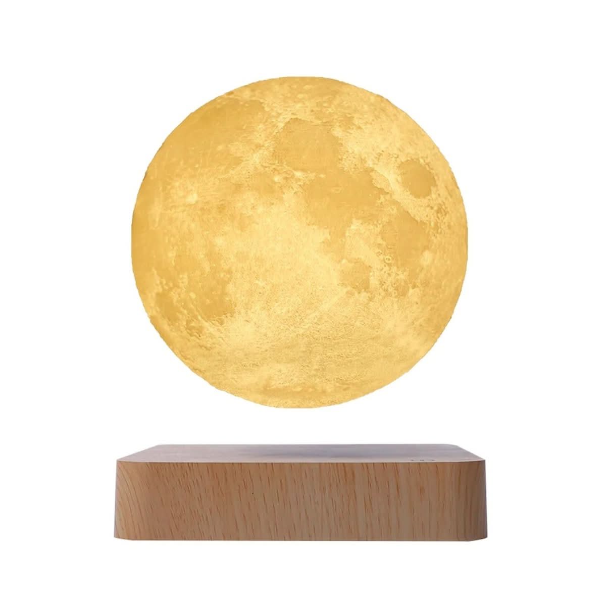 MOONFLOAT - Floating moon lamp with 3 light colours and magnetic suspension