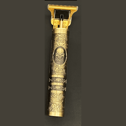 Skulltrim - Vintage beard trimmer with battery & precision cut for beard & hair
