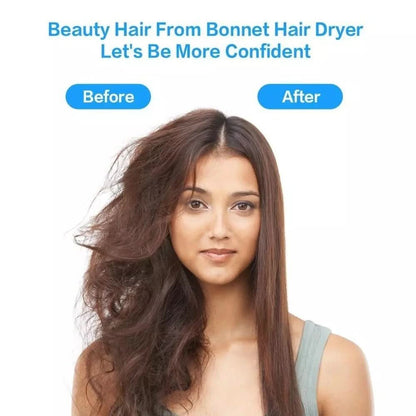 QuickDry - Set of 2 hairdryer caps | Fast & gentle drying for home & travelling