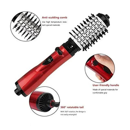 Revolveglam - 3-in-1 electric hair styler with hairdryer, brush & curling iron function