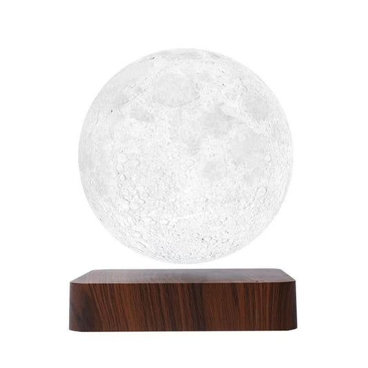 MOONFLOAT - Floating moon lamp with 3 light colours and magnetic suspension