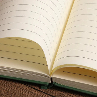 PENVOIR – A5 leather notebook with 200 pages, personalized cover & integrated bookmark