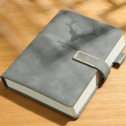 PENVOIR – A5 leather notebook with 200 pages, personalized cover & integrated bookmark