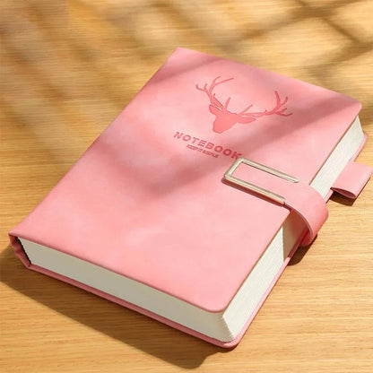 PENVOIR – A5 leather notebook with 200 pages, personalized cover & integrated bookmark