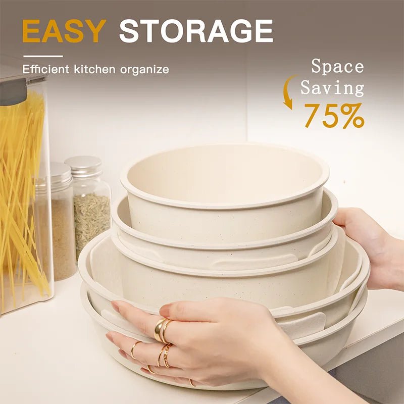 SLICKCERAM – 21-piece Nonstick Ceramic Cookware Set for Effortless Cooking