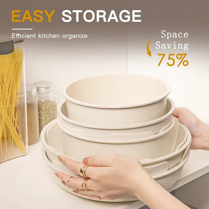 SLICKCERAM – 21-piece Nonstick Ceramic Cookware Set for Effortless Cooking