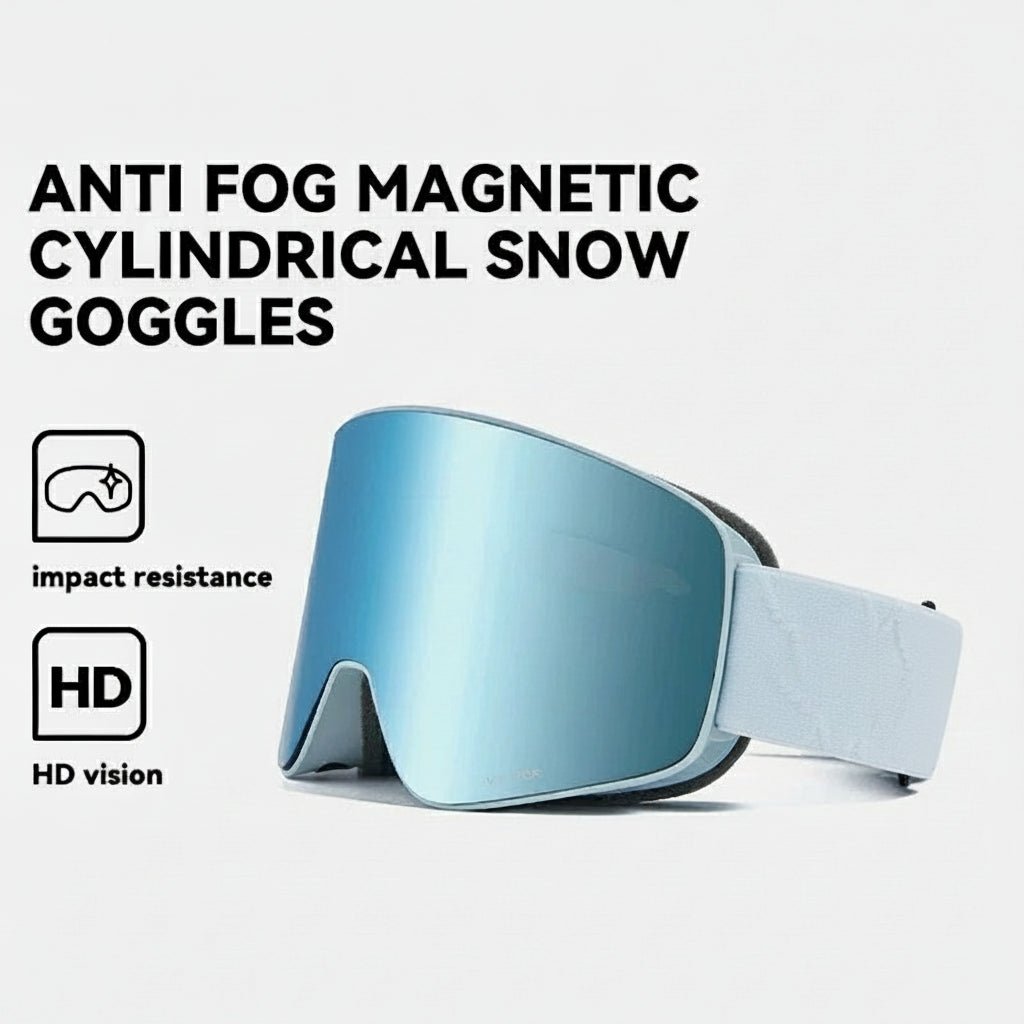 UVMAG SHIFT – Magnetic, double-layer anti-fog ski goggles with UV400 protection