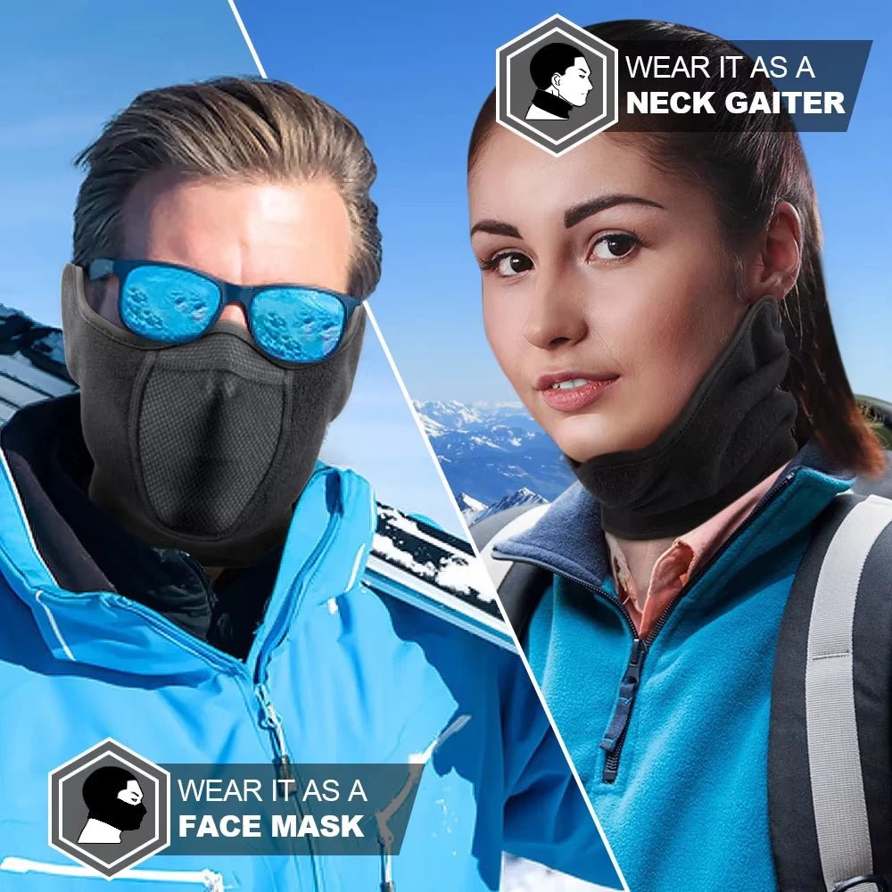 KÄLTESTURM – Windproof Fleece Face Mask for Outdoor Activities