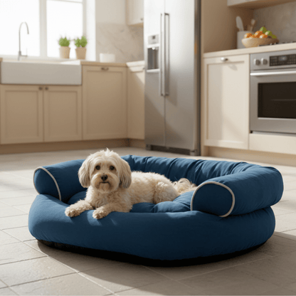 PAWFORT – high-edged orthopedic dog sofa for secure, supported sleep