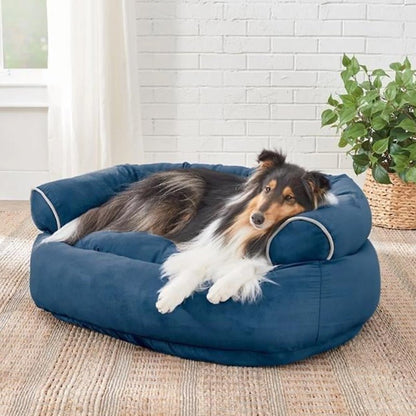 PAWFORT – high-edged orthopedic dog sofa for secure, supported sleep