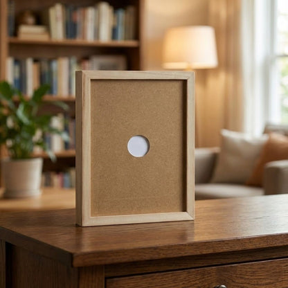 SKETCHBOX – Wooden display frame for children's drawings with storage function