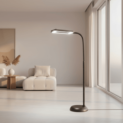 HANDWERK LUX – Floor lamp with 3x magnifier for precise work