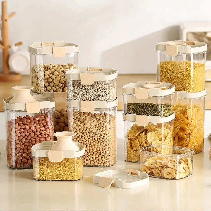 VORRATSLOCK – Airtight Storage Container Set for Grains, Spices & Pantry Organization