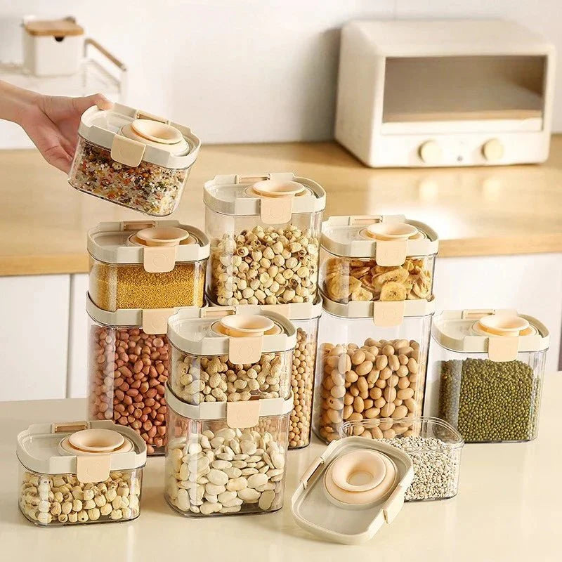 VORRATSLOCK – Airtight Storage Container Set for Grains, Spices & Pantry Organization