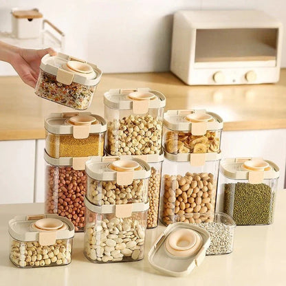 VORRATSLOCK – Airtight Storage Container Set for Grains, Spices & Pantry Organization