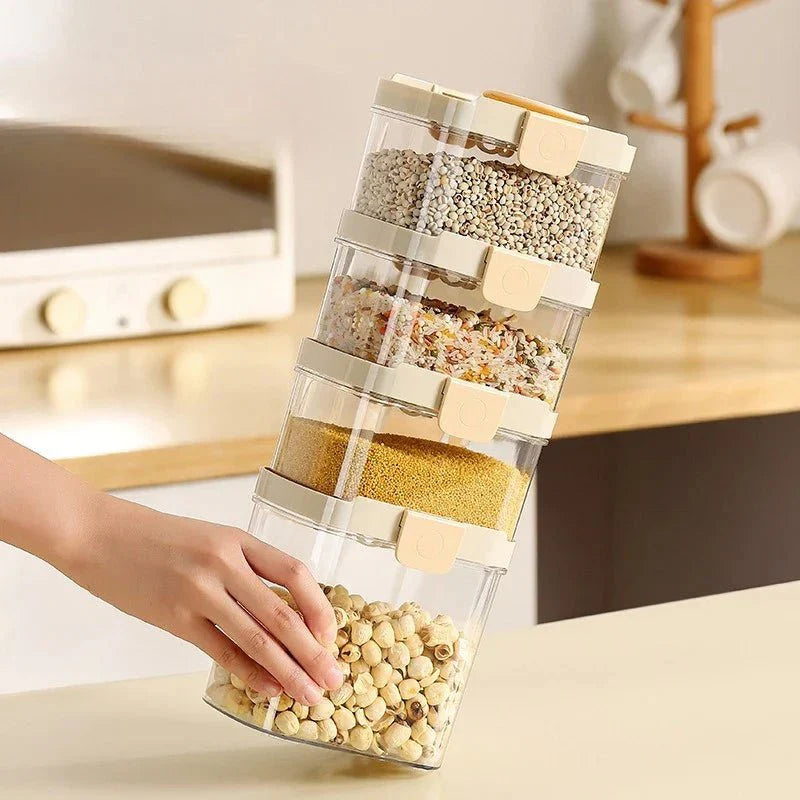 VORRATSLOCK – Airtight Storage Container Set for Grains, Spices & Pantry Organization