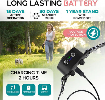 BARKCALM MINI – Gentle Anti-Bark Collar with Sound & Vibration for Small Dogs