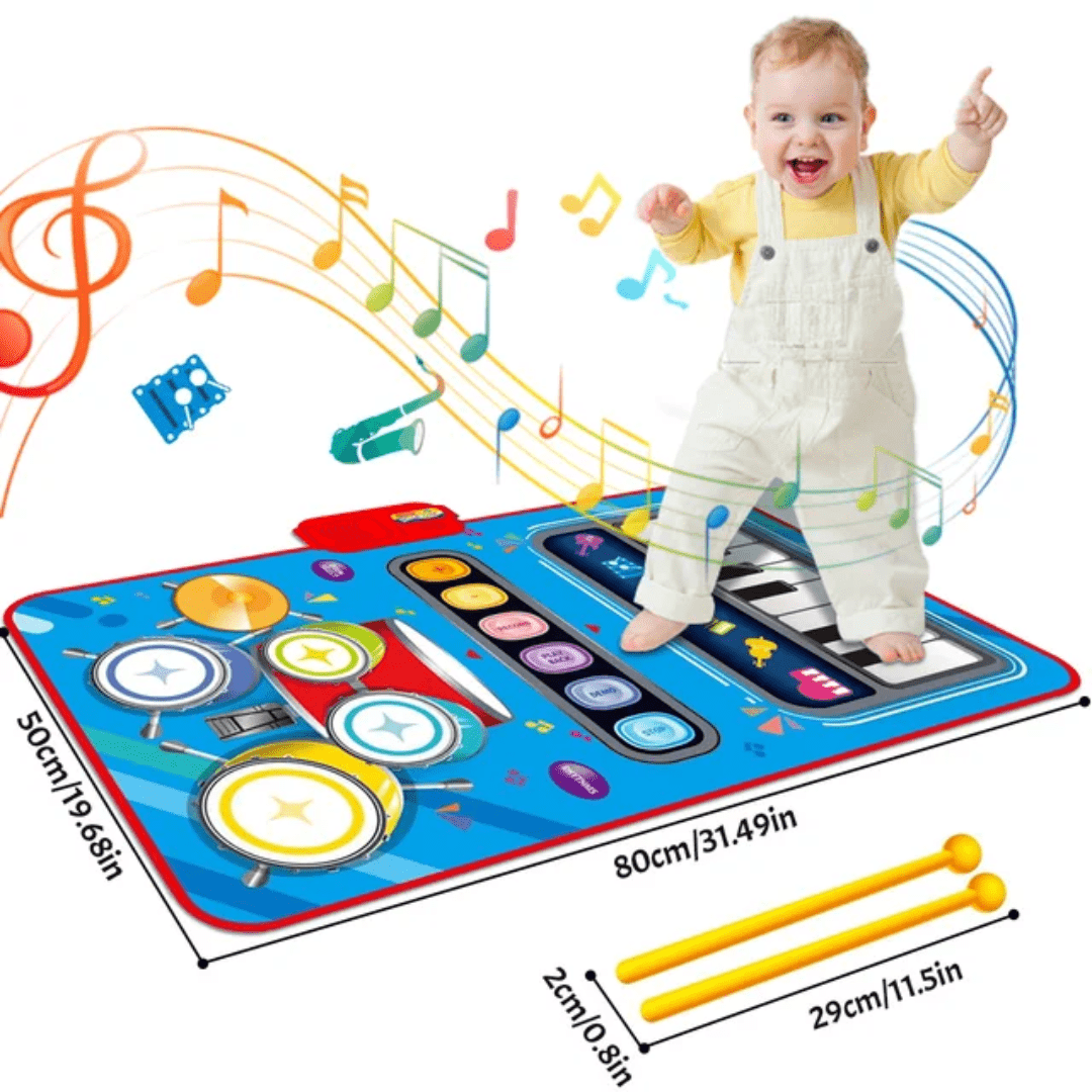 PlayTune Sound Mat - Interactive music mat for children with 5 instruments