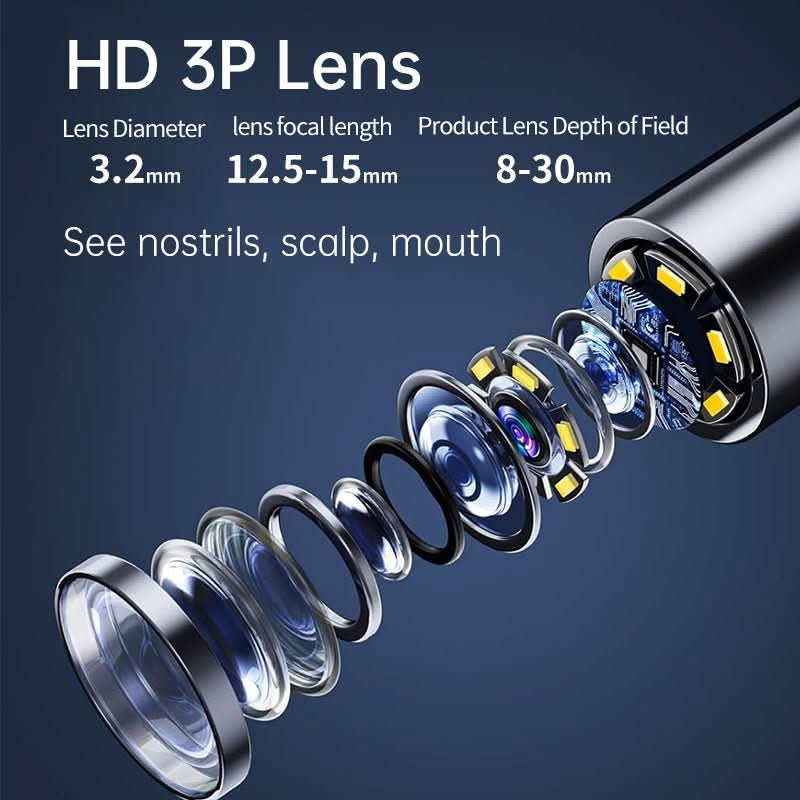 SmartView Mini WiFi Endoscope – 1080P Inspection Camera with 6 LED