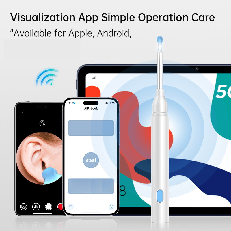 SmartView Mini WiFi Endoscope – 1080P Inspection Camera with 6 LED