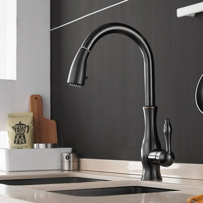 FLEXFLOW Kitchen Tap - Extendable stainless steel kitchen tap for flexible & stylish kitchen work
