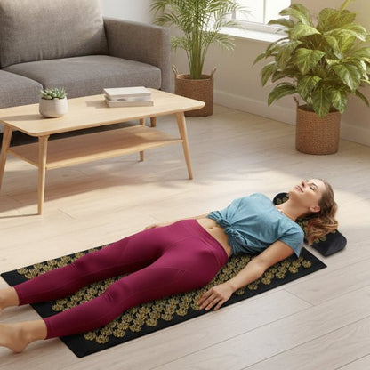 ZENBODY – Acupressure Mat and Pillow Set for Daily Muscle Relaxation