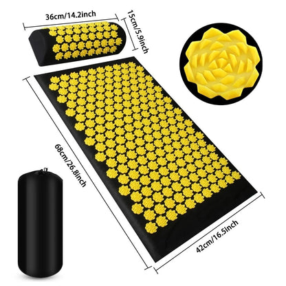 ZENBODY – Acupressure Mat and Pillow Set for Daily Muscle Relaxation