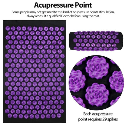ZENBODY – Acupressure Mat and Pillow Set for Daily Muscle Relaxation