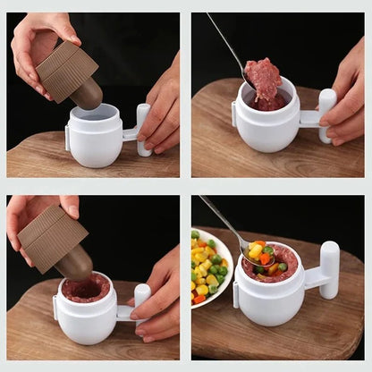 BALLCHEF – Non-stick mold set for stuffed meatballs with kitchen precision