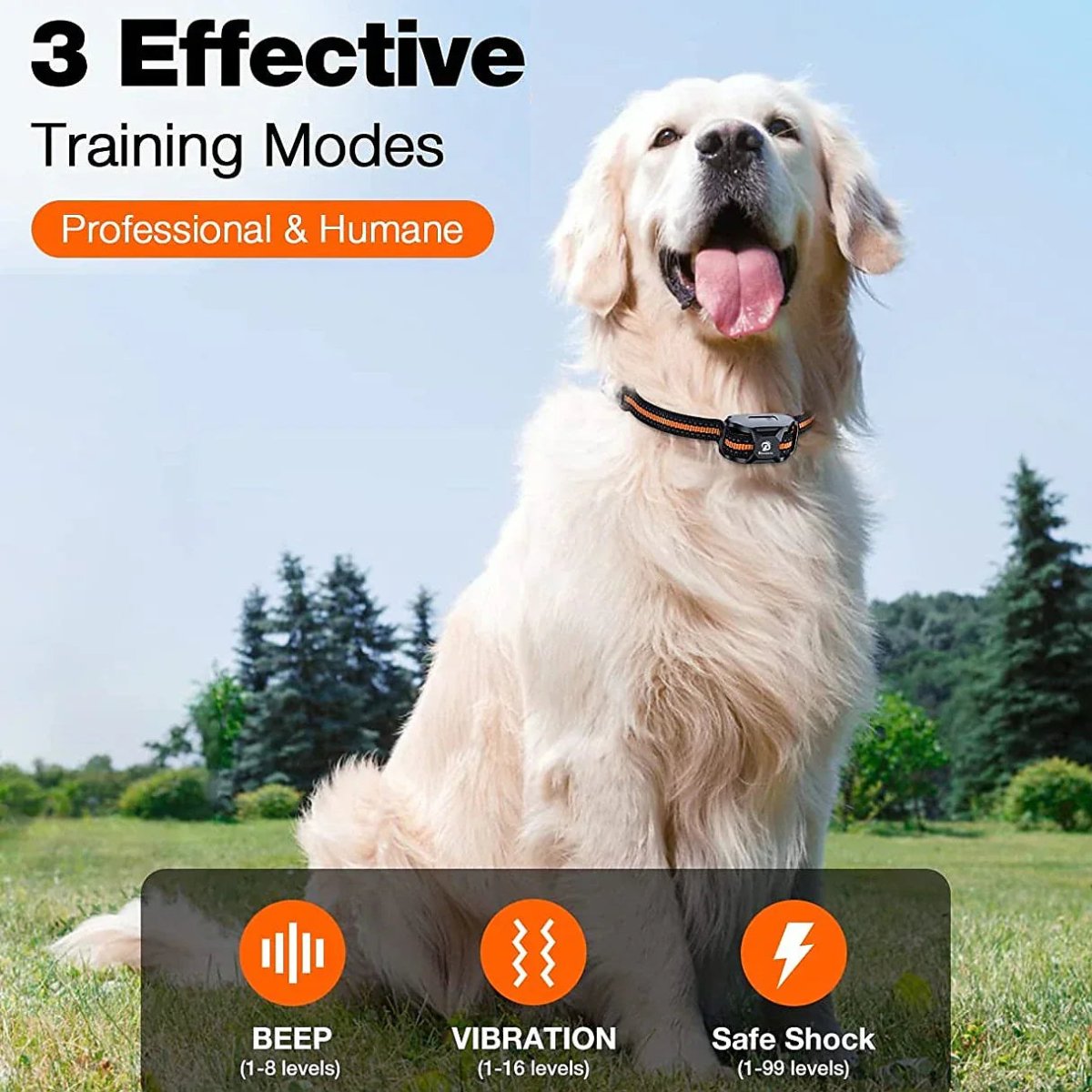 PETFORCE – Professional 1000 m Remote Training Collar for Dogs