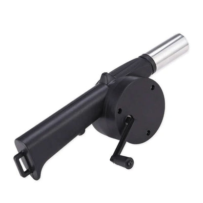 BBQ AirBlower - Hand-operated barbecue fan for effortless charcoal lighting