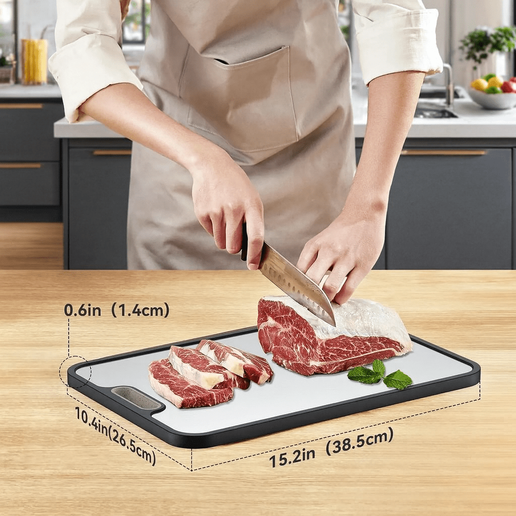 NOBLE CUT Titan Cutting Board – Double-Sided, Non-Slip Prep Surface