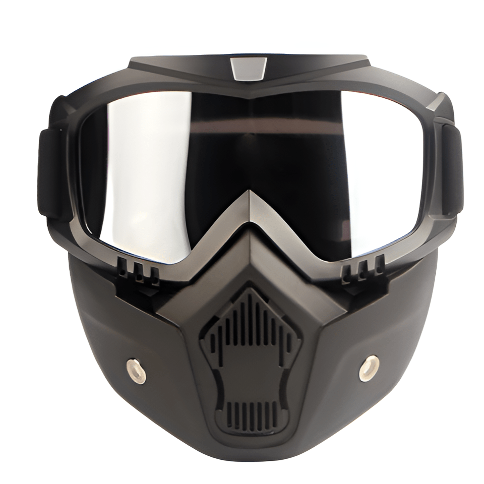 GLACIERMASK PRO – Full-face ski mask with shatterproof TPU frame & crystal-clear PC lens