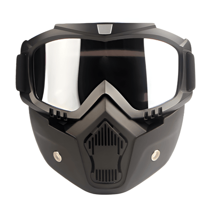 GLACIERMASK PRO – Full-face ski mask with shatterproof TPU frame & crystal-clear PC lens