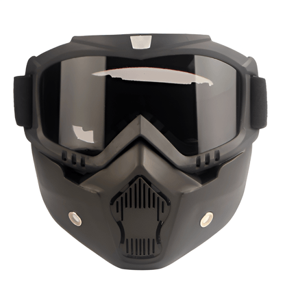 GLACIERMASK PRO – Full-face ski mask with shatterproof TPU frame & crystal-clear PC lens