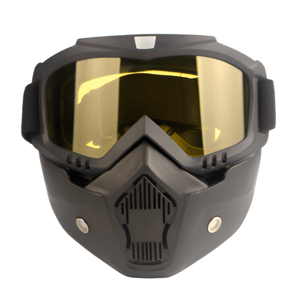 GLACIERMASK PRO – Full-face ski mask with shatterproof TPU frame & crystal-clear PC lens