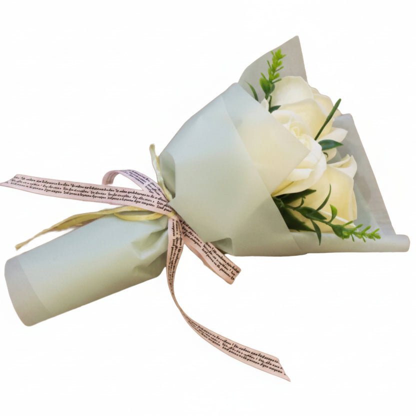 HOMEBLOOM – Artificial Bouquet with Rose Soap Flowers for Valentine's Day and Luxury Decoration