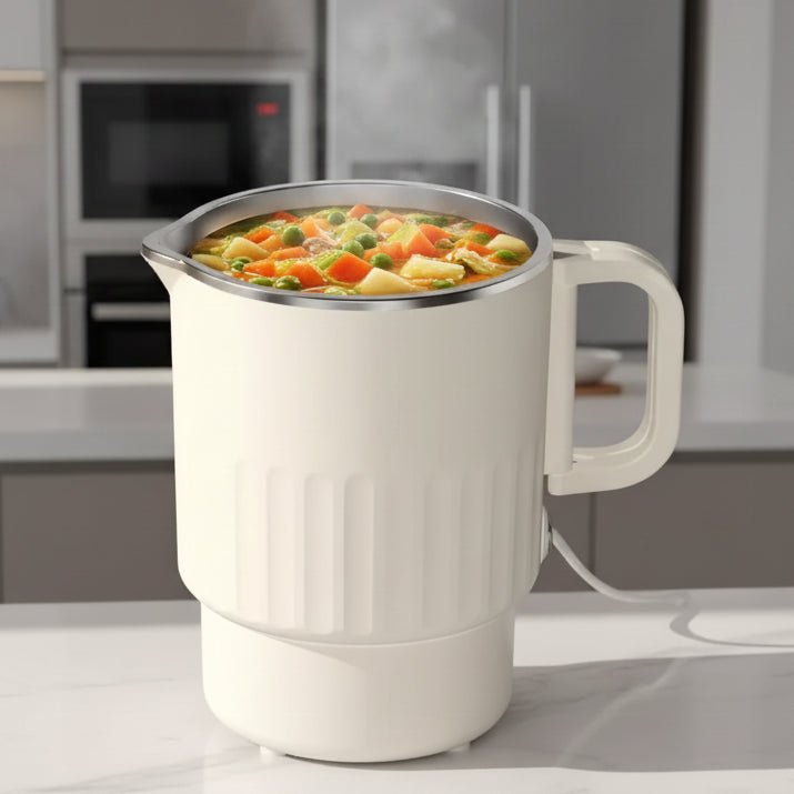 MINIBOILX – Compact electric 600-W travel kettle for quick hot water