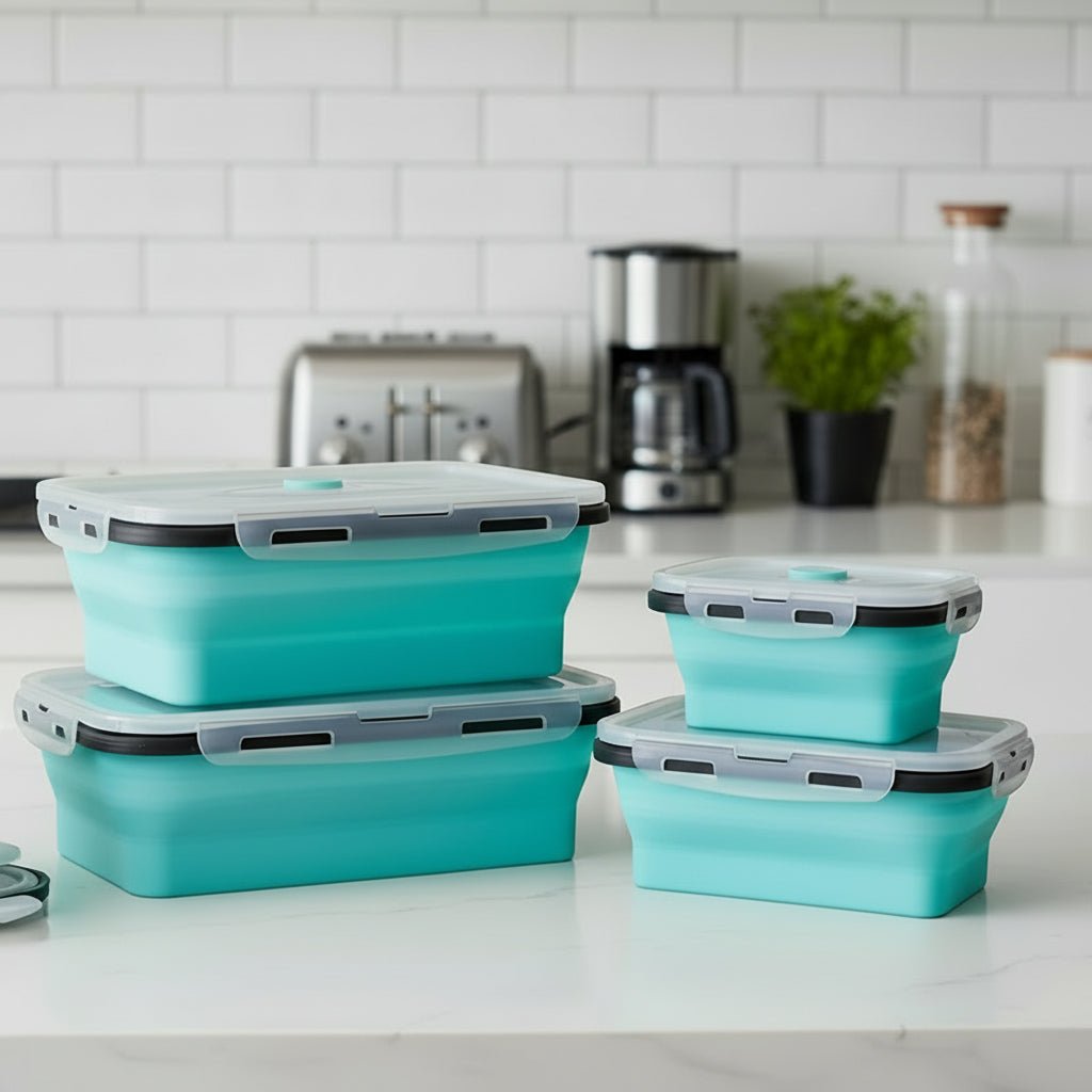 FOODSTACK – Foldable BPA-Free Silicone Lunchbox Set