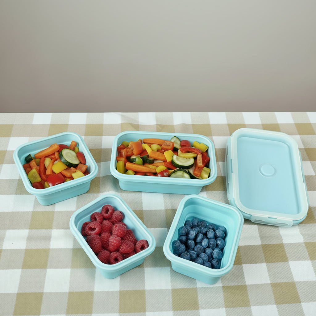FOODSTACK – Foldable BPA-Free Silicone Lunchbox Set