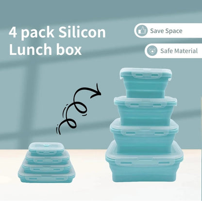 FOODSTACK – Foldable BPA-Free Silicone Lunchbox Set