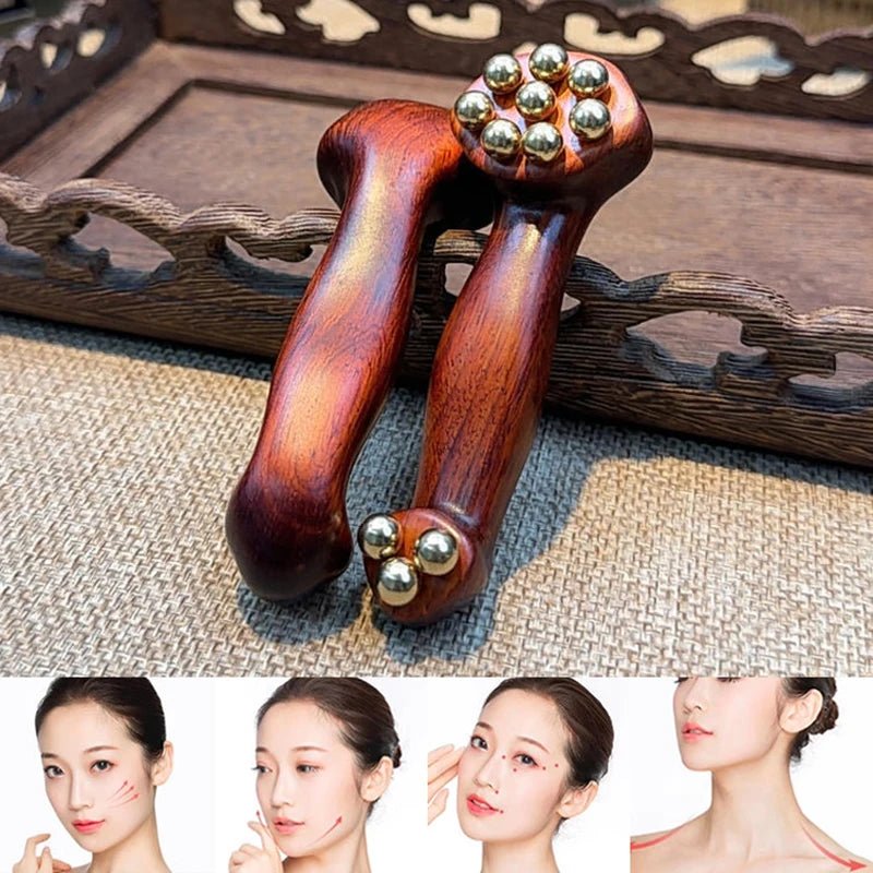 SILKSHI – Sandalwood Gua Sha Facial Lifting Massager