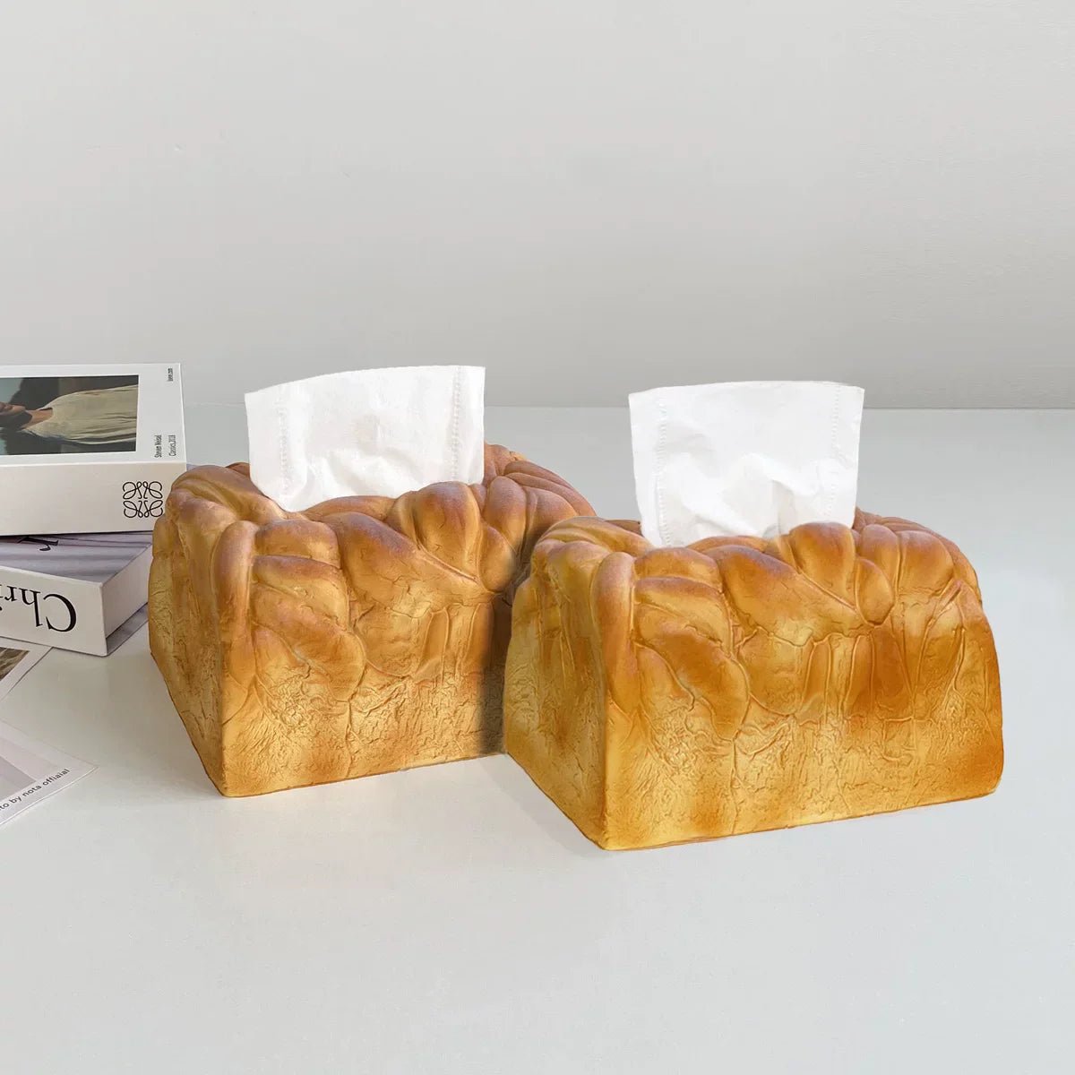 BUNCHA – Bread-shaped Tissue Holder for Playful Home Decoration