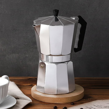 CAFÉPRO – Portable Italian Aluminum Espresso Maker for Intense Aroma