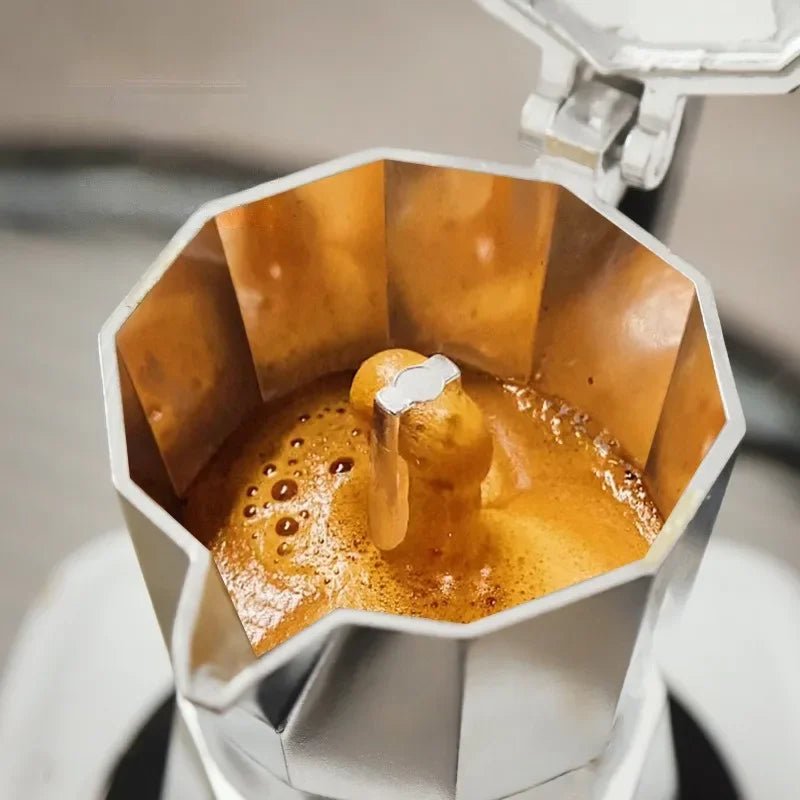 CAFÉPRO – Portable Italian Aluminum Espresso Maker for Intense Aroma
