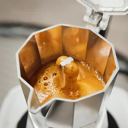 CAFÉPRO – Portable Italian Aluminum Espresso Maker for Intense Aroma